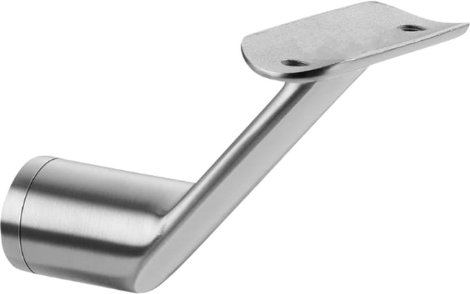 leuningdrager Trapleuninghouder Rond Ø 38–45 mm – RVS Geborsteld – Wandmontage