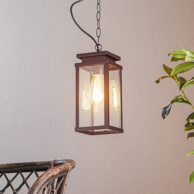KS Verlichting Buiten Hanglamp Zwart  Jersey Aan Ketting