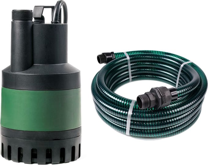 DAB Nova Up 180 M-NA + Slang 7 m - Dompelpomp / Dweilpomp - 7.500l/h - 280W - Opvoerhoogte 5 m - Complete kit
