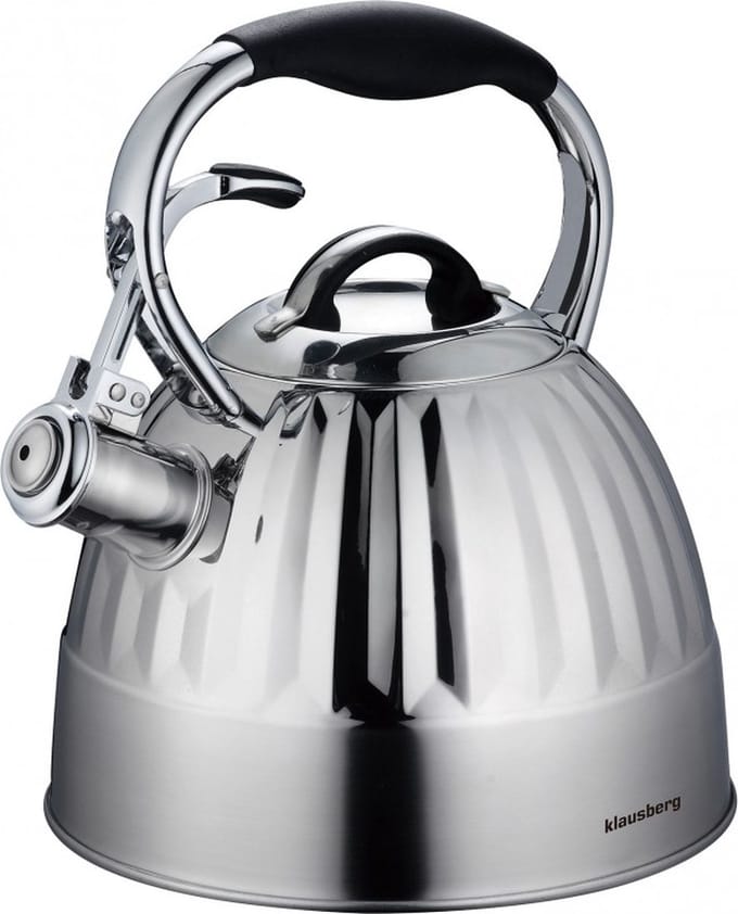 Klausberg 7479 fluitketel - 3L - rvs - alle warmtebronnen