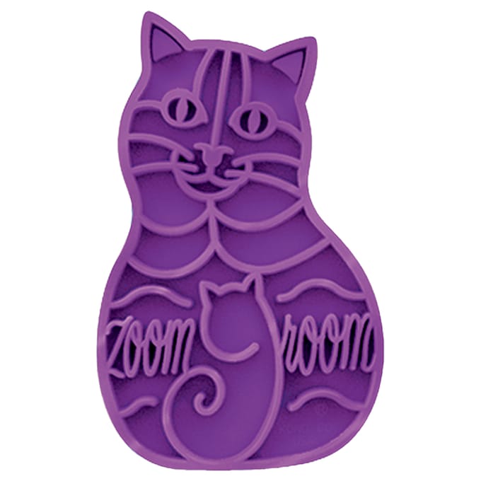 KONG Zoom Groom Kattenborstel – Borstel – Kattenkam – Paars – 11cm