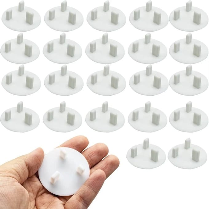 22 Stuks Wit Plug Socket Covers voor Kind Veilige Stopcontactbescherming in Huis