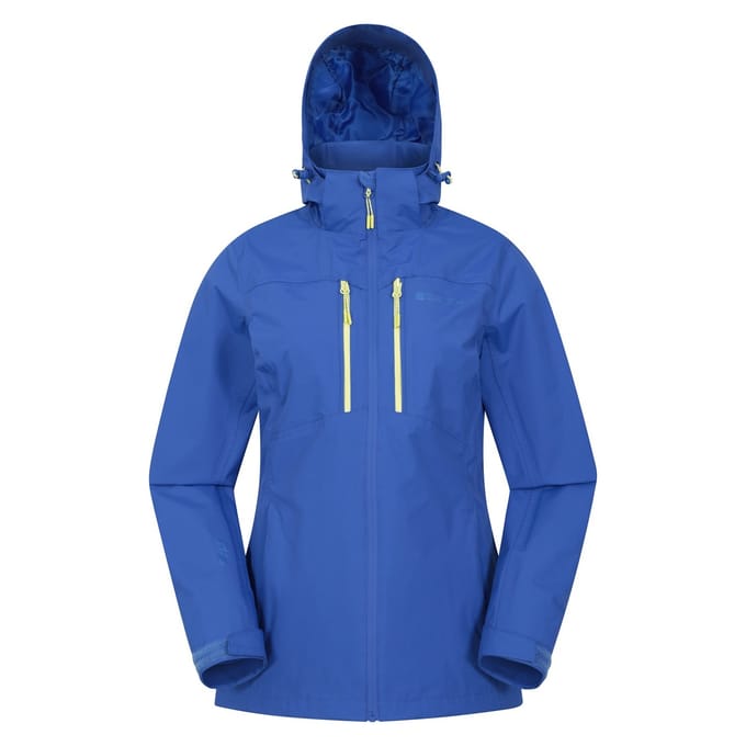 Mountain Warehouse Dames/Dames Rainforest II Extreme Waterdichte Jas (Blauw)