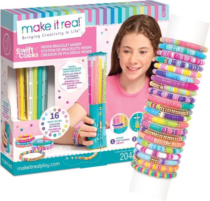 Make it Real - Swift Clicks™ Heishi-Armbandenmaker - Maak 23 unieke Heishi armbanden