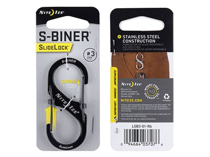 Nite Ize S-Biner Karabijnhaak Slidelock zwart #3