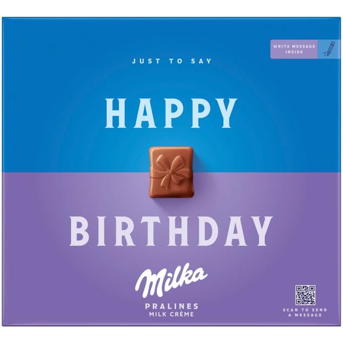 Milka Happy Birthday chocolade pralines 110g