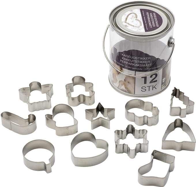 Funktion Cookie cutter set of 12 pcs