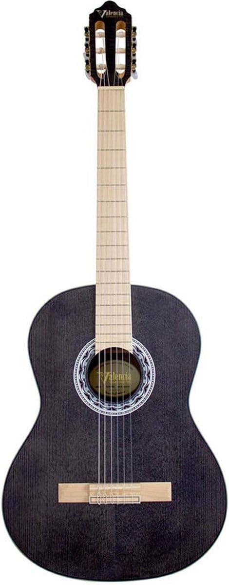 Valencia VC354BK Klassieke Gitaar 4/4 Black Satin