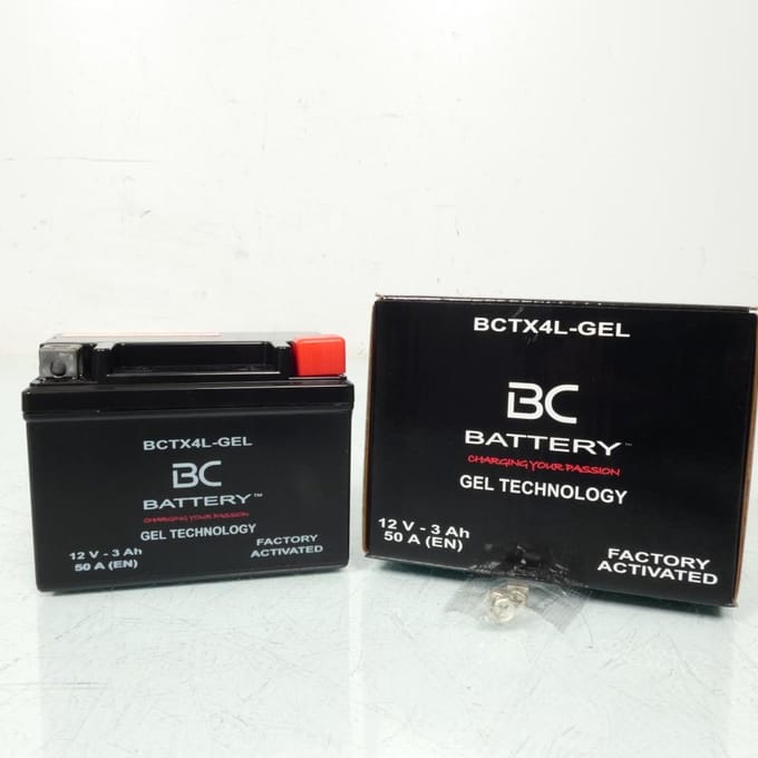 Batterie SLA BC Battery pour Scooter Daelim 50 Sj A E-Five 2003 à 2010 YTX4L / 12V 3Ah Neuf