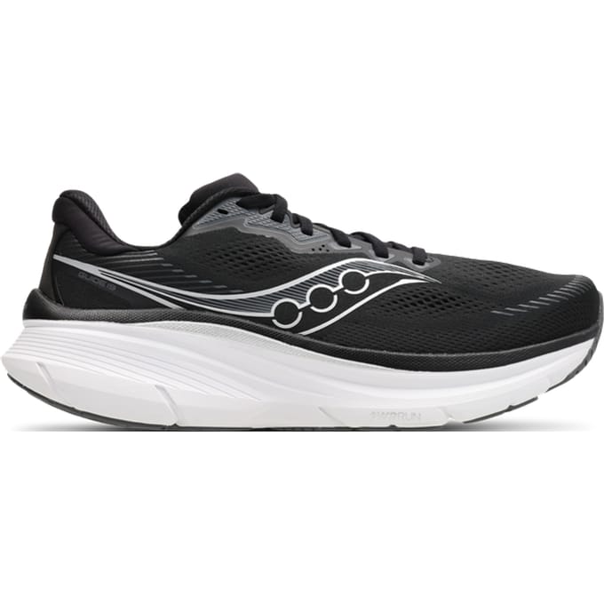 Saucony Guide 19 Sneakers Heren - Zwart - Maat 41 - Mesh/Synthetisch
