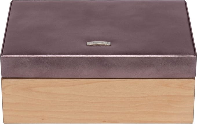 WINDROSE Sieradendoos Wood Jewelry Box Metallic Lilac Paars Veelkleurig