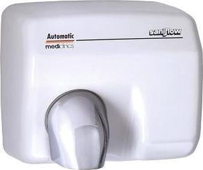 Mediclinics | Handdroger | Automatisch | 2250 watt | Staal wit