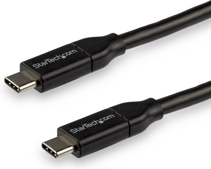 StarTech.com 3m 10ft USB-C Aan USB C Cable 5A PD - USB 2.0 USB-IF Certified - USB-C cable - 3 m