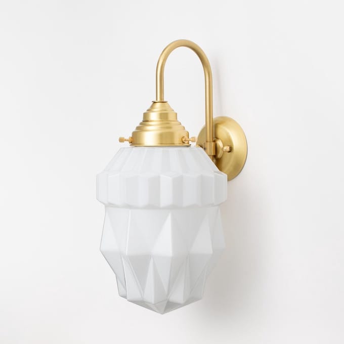 Wandlamp Theatre Meander Messing - Art Deco Trade