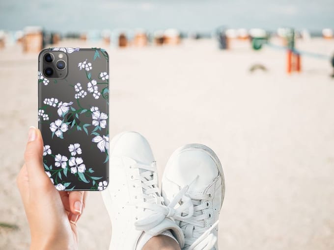 Apple iPhone 11 Pro Max Uniek TPU Case Blossom White