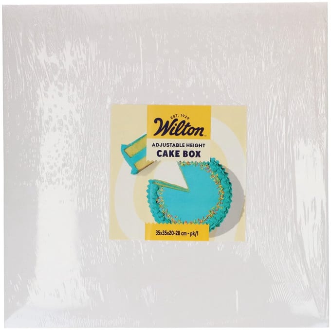 Wilton Taartdoos Verstelbare Hoogte 35x35x20-28cm