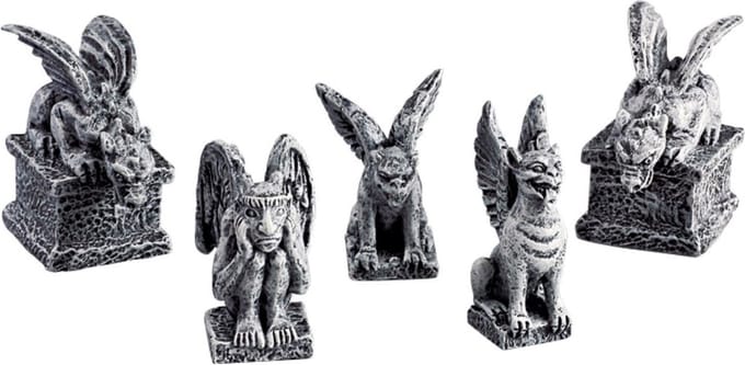 Spooky Town - Gargoyles - Set van 5