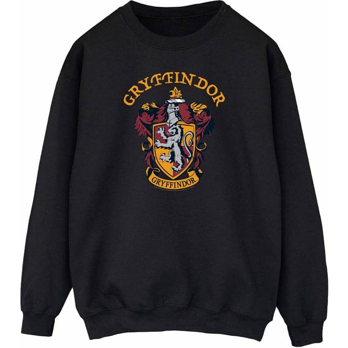 Harry Potter Dames/Dames Gryffindor Sweatshirt (Zwart)