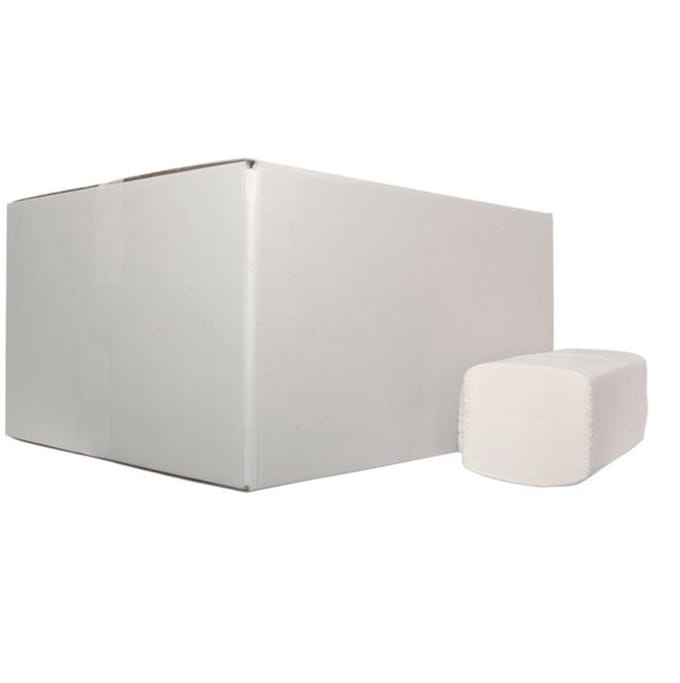 HANDDOEK PAPIER MULTIFOLD 2-LAAGS 20.5X24CM WIT 3750ST