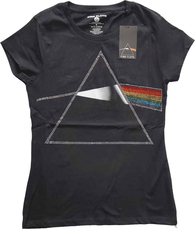 Pink Floyd - Dark Side Of The Moon Dames T-shirt - S - Zwart