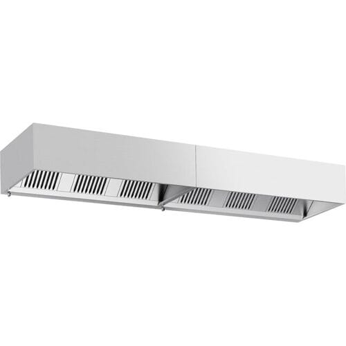 GGM Gastro Kastenhaube - 3800mm - mit Filter & Lampe Zilver