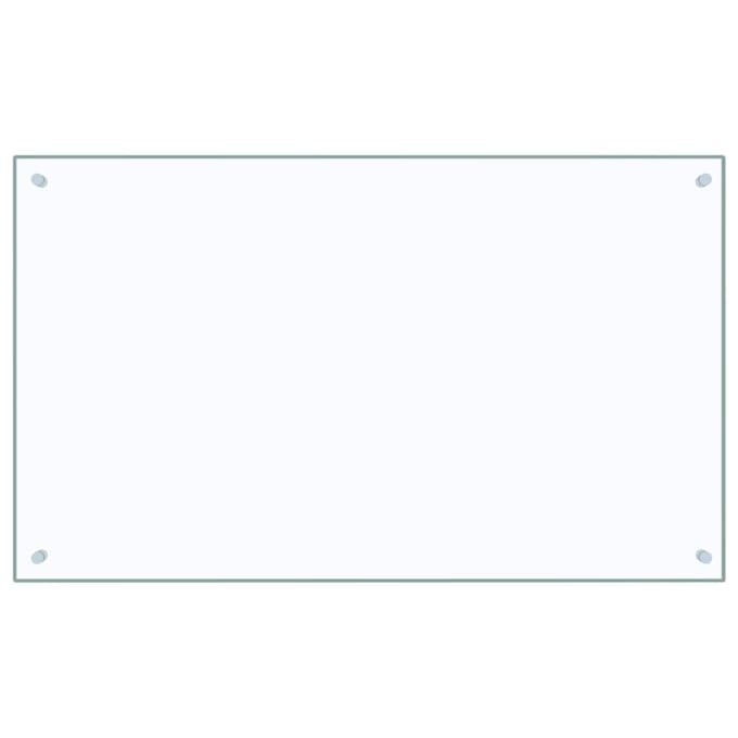 vidaXL - Spatscherm - keuken - 100x60 - cm - gehard - glas - transparant