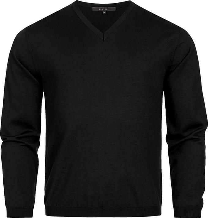 Greiff 6040 pullover heren zw*