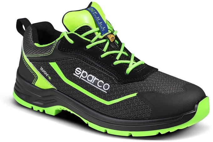 Sparco Werkschoenen S3S - Indy-E Forester - Zwart/Groen — black — 47