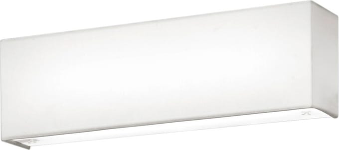 LED Wandlamp - Wandverlichting - Torna Lanago - 6W - Warm Wit 3000K - Dimbaar - Rechthoek - Mat Wit - Aluminium