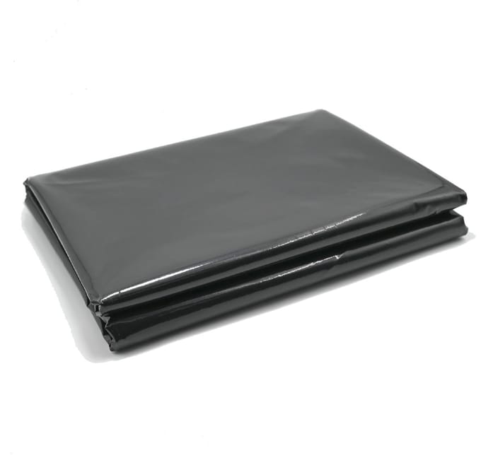 Unyqoos® zwarte polyethyleenfolie voor tuin en bouwprojecten, 2x6 meter