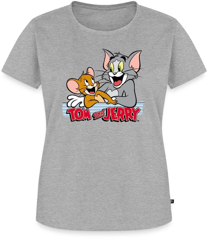 Tom En Jerry Vrienden Premium T Shirt Dames