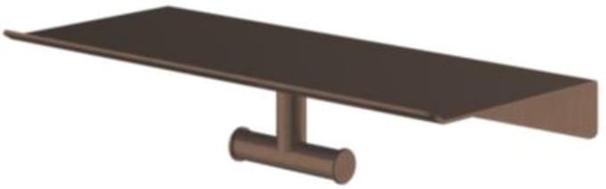 Hotbath &More Shelves - Dubbele Handdoekhaak - Voor Planchet - Tuscan Bronze