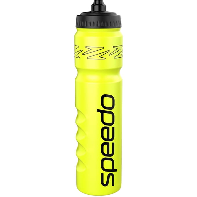 Speedo Logo 1L waterfles (Geel/zwart)