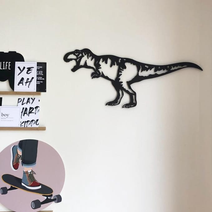FBRK. Geometrische Dino Rex L - Chalky Grey