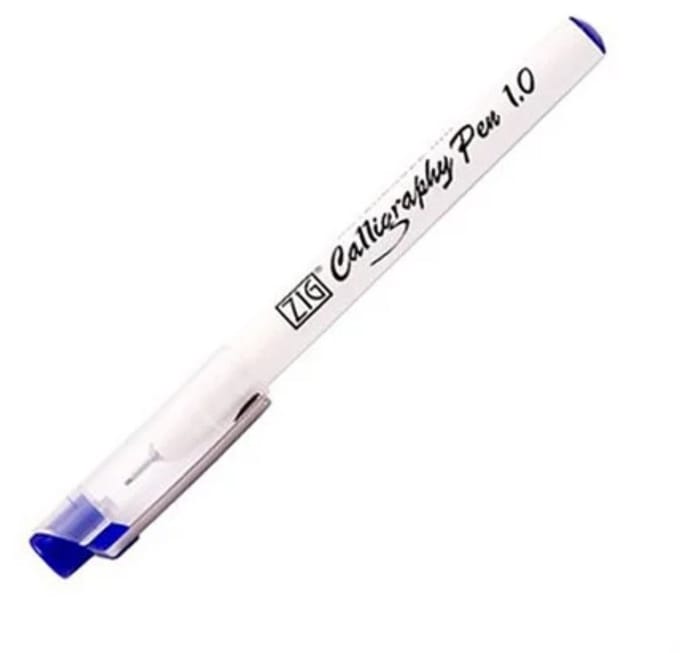 Zig/Kuretake - Calligraphy pen 1.0 mm - blauw