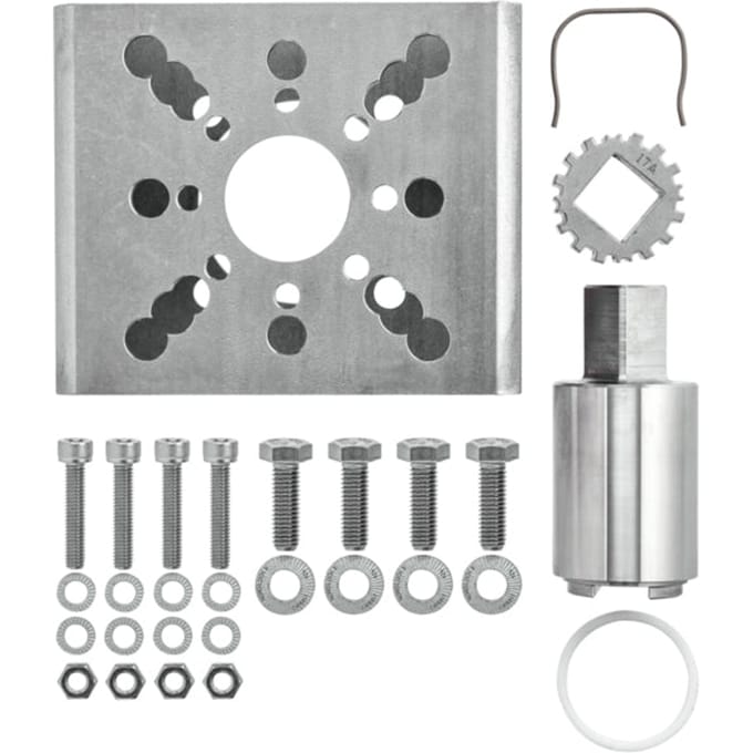 Adapterkit F07/F10 (incl. schroeven F07) Vierkant 45° offset SW 11