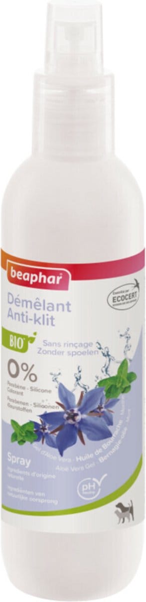 3x Beaphar Bio Anti-klit Spray 200 ml