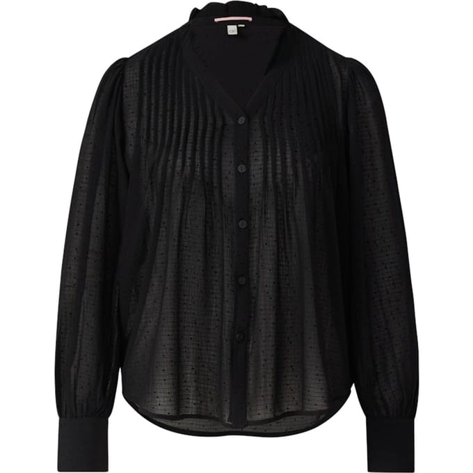 s.Oliver -qs Blouses Black Talla: 44 | Blusas Outlet | Mujer | Negro