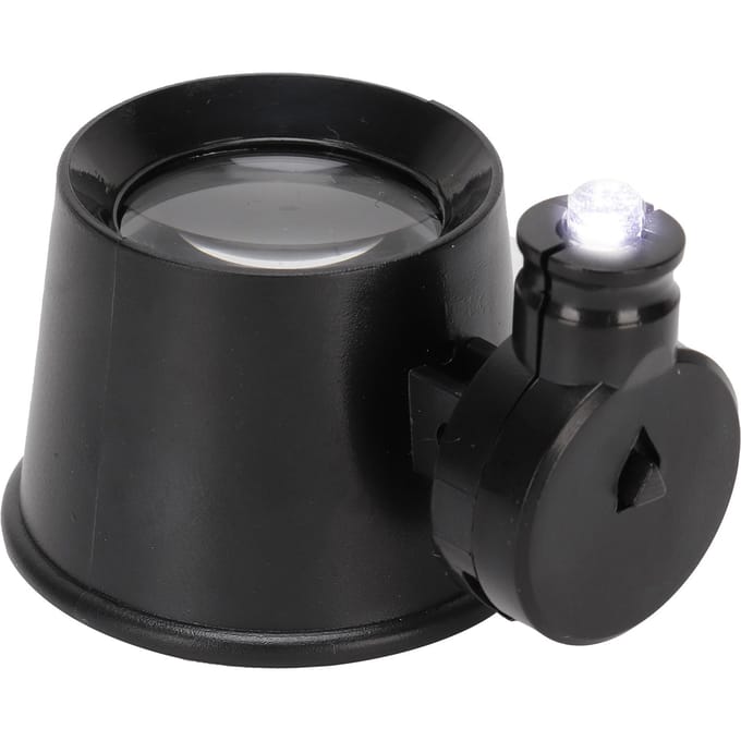 Loupe LED portable 10X pour réparation de montres et bijoux