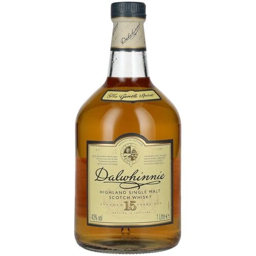 Dalwhinnie 15 Years Old Highland Single Malt Scotch Whisky 43% Vol. 1l in geschenkverpakking