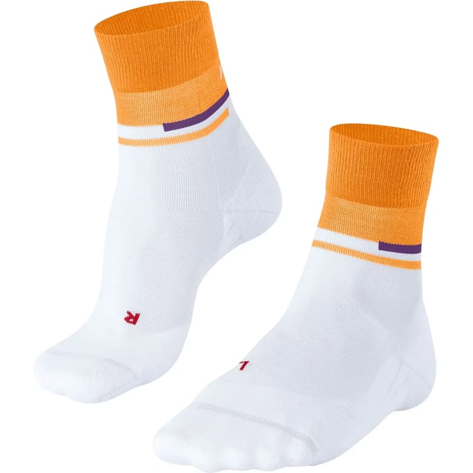 FALKE RU Compression Stabilizing compressie lyocell functioneel materiaal hardloopsokken dames wit - maat 35-36