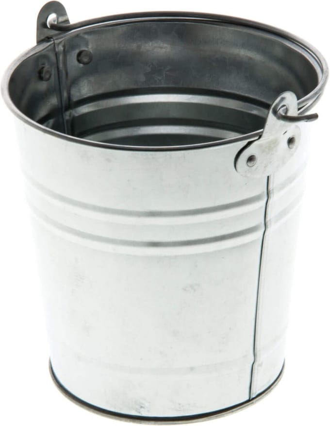 Mustang smoker emmer gegalvaniseerd – zinken vet emmer