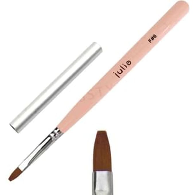 Cosplus - Julia Macaron Nail Art Brush Flat F#6 1 pc
