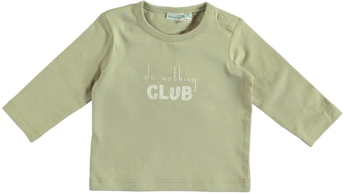 Babylook Do Nothing Club T-Shirt - Mt. 56 - Moss Gray