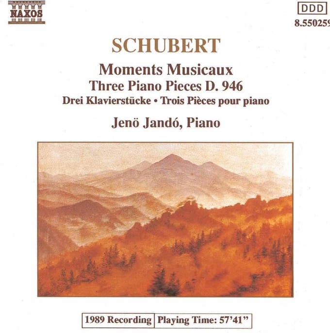 Jeno Jandó - Schubert: Moments Musicaux (CD)