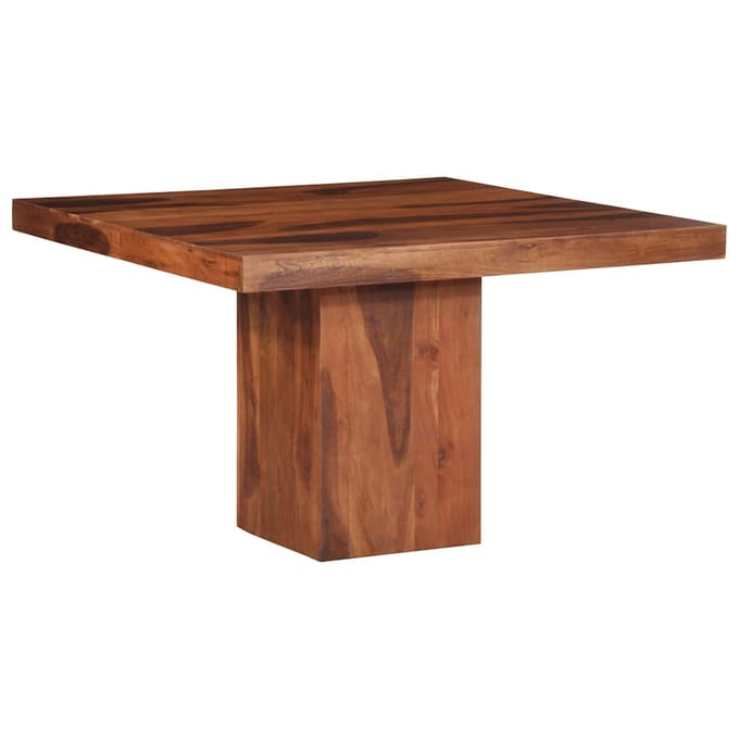 vidaXL - Eettafel - 120x120x77 - cm - massief - acaciahout