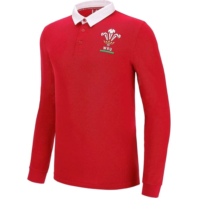 Koszulka met lange mouwen Pays de Galles Rugby XV Merch CA