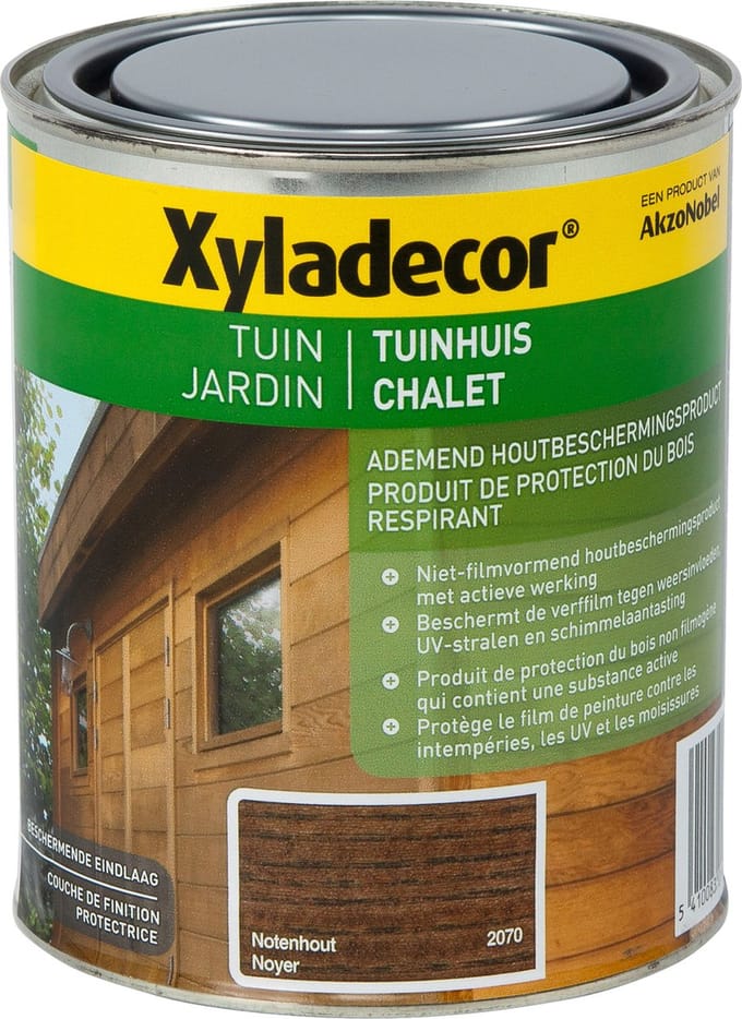 Xyladecor - Tuinhuis - Notenhout - 0,75 L