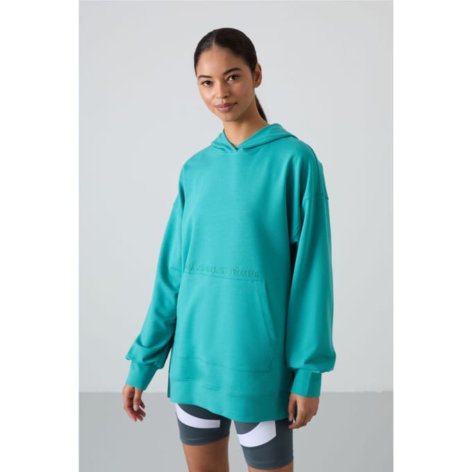 Overmaat Hoodie met Print