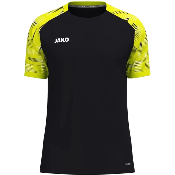 JAKO T-shirt Sonic zwart/fluogeel 6126-819